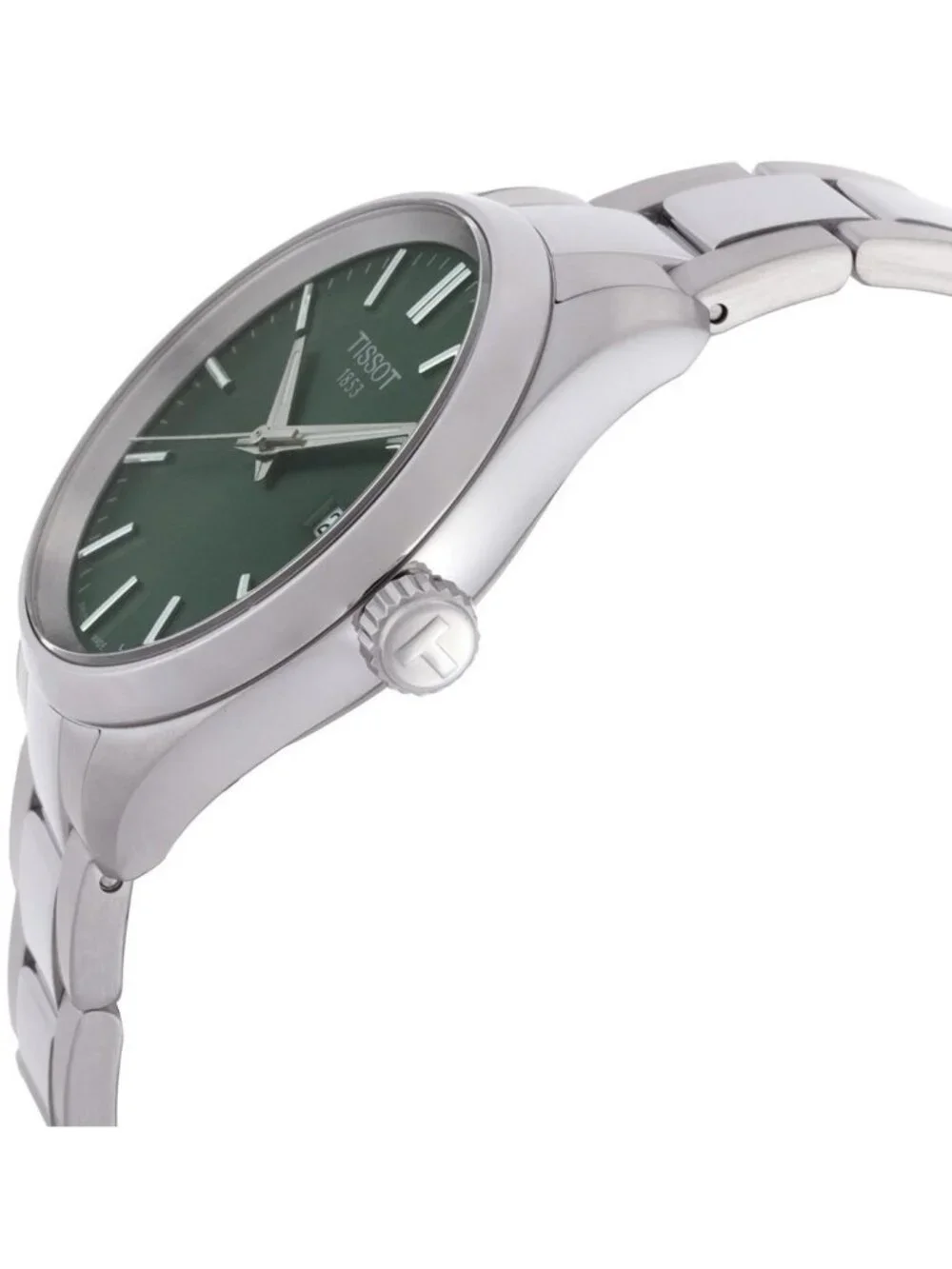 NWT Tissot PR 100 Quartz Green Dial Watch